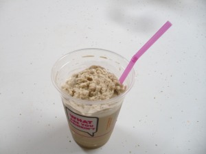 Frozen vanilla mint coffee